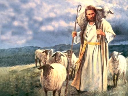 Tuhan menggendong dombanya